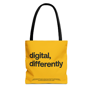 Digital Differently Tote Bag